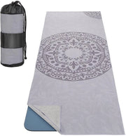 Tappeto per yoga con presa antiscivolo - Materiale principale: morbido e delicato per la pelle - Ripiegabile - Sacchetto angolare per migliorare la presa - Tappeto per yoga