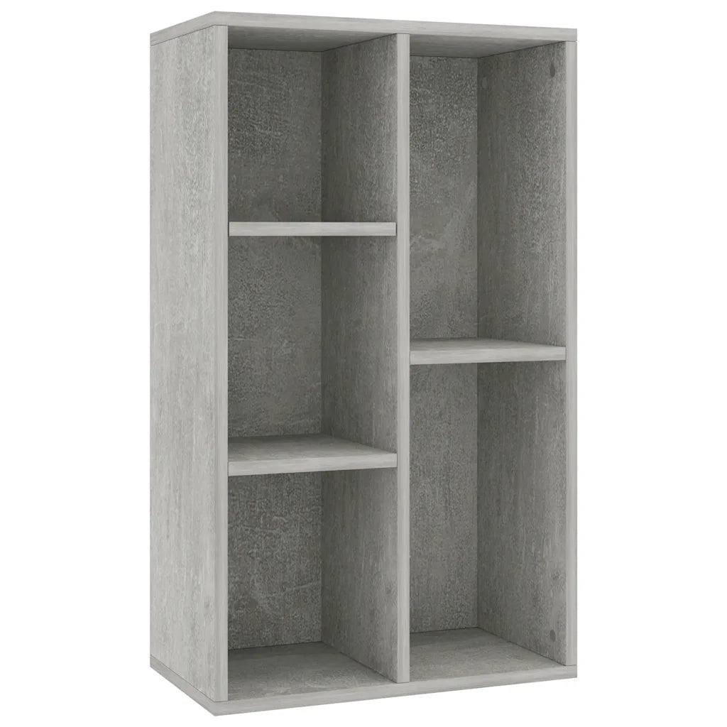 Libreria/Credenza Grigio Cemento 50x25x80 cm in Truciolato   cod mxl 9458