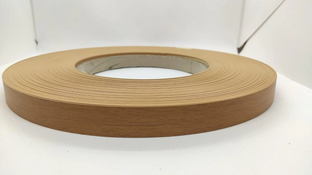 Bordo ABS per mobili 1 mm noce chiaro H50 mm - rotolo da 50 metri
