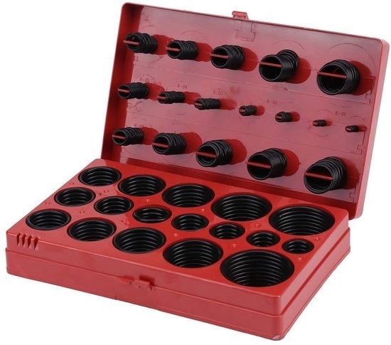 Kit di O-ring universale - 419 pezzi - Assortimento per sanitario e automobilistico - 32 misure - Qualità professionale