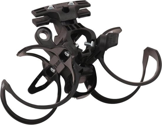 Set di Tre Bottiglie per Bicicletta Nero Unico Dimensione