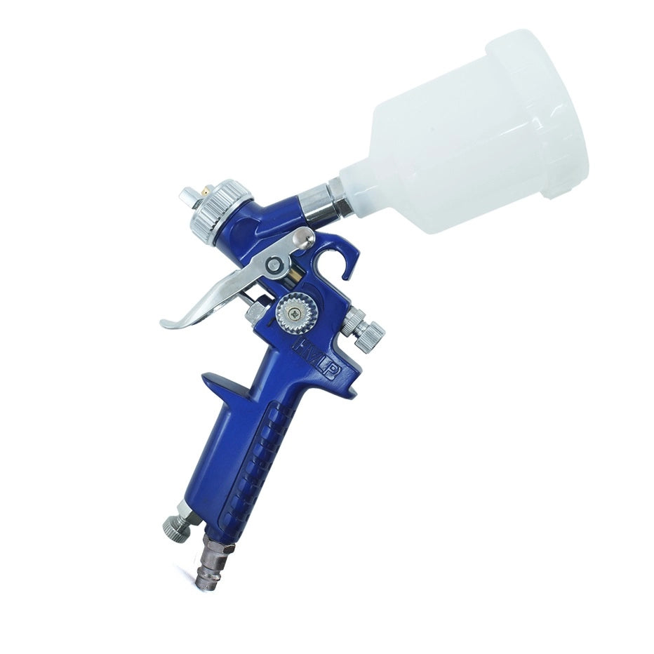 PISTOLA AEROGRAFO SPRAY GUN SERBATORIO VERNICIATURA INNESTO RAPIDO 125 ml H2000P