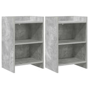 Comodini 2 pcs Grigio Cemento 40 x 30 x 60 cm 8011002