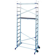 TRABATTELLO CLIC FACAL  ALLUMINIO CM 143X51 H. CM 236/365