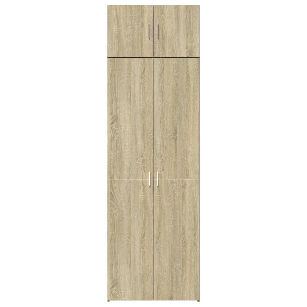 Armadietto Rovere Sonoma 70x42,5x225 cm in Legno Multistrato 3281331