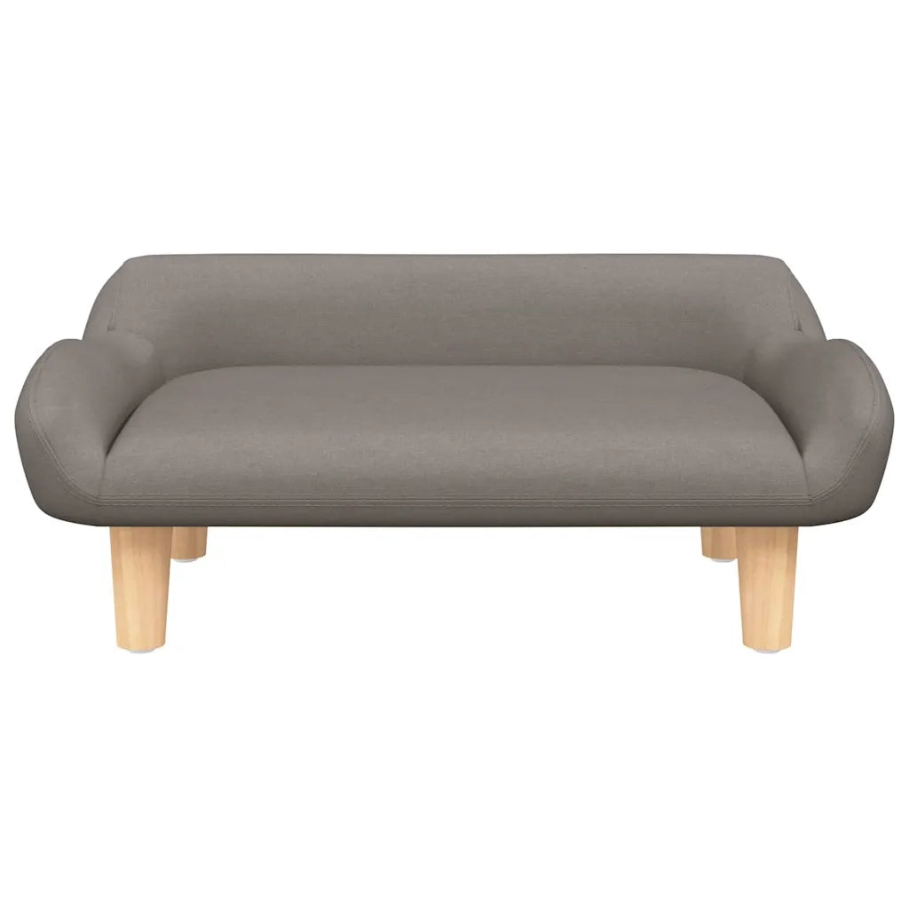 Lettino per Cani Tortora 70x40x24 cm in Tessuto