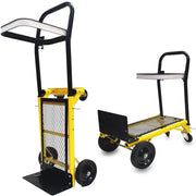 Carrello portapacchi pieghevole Piattaforma Multifunzione Porta Pacchi in Acciaio