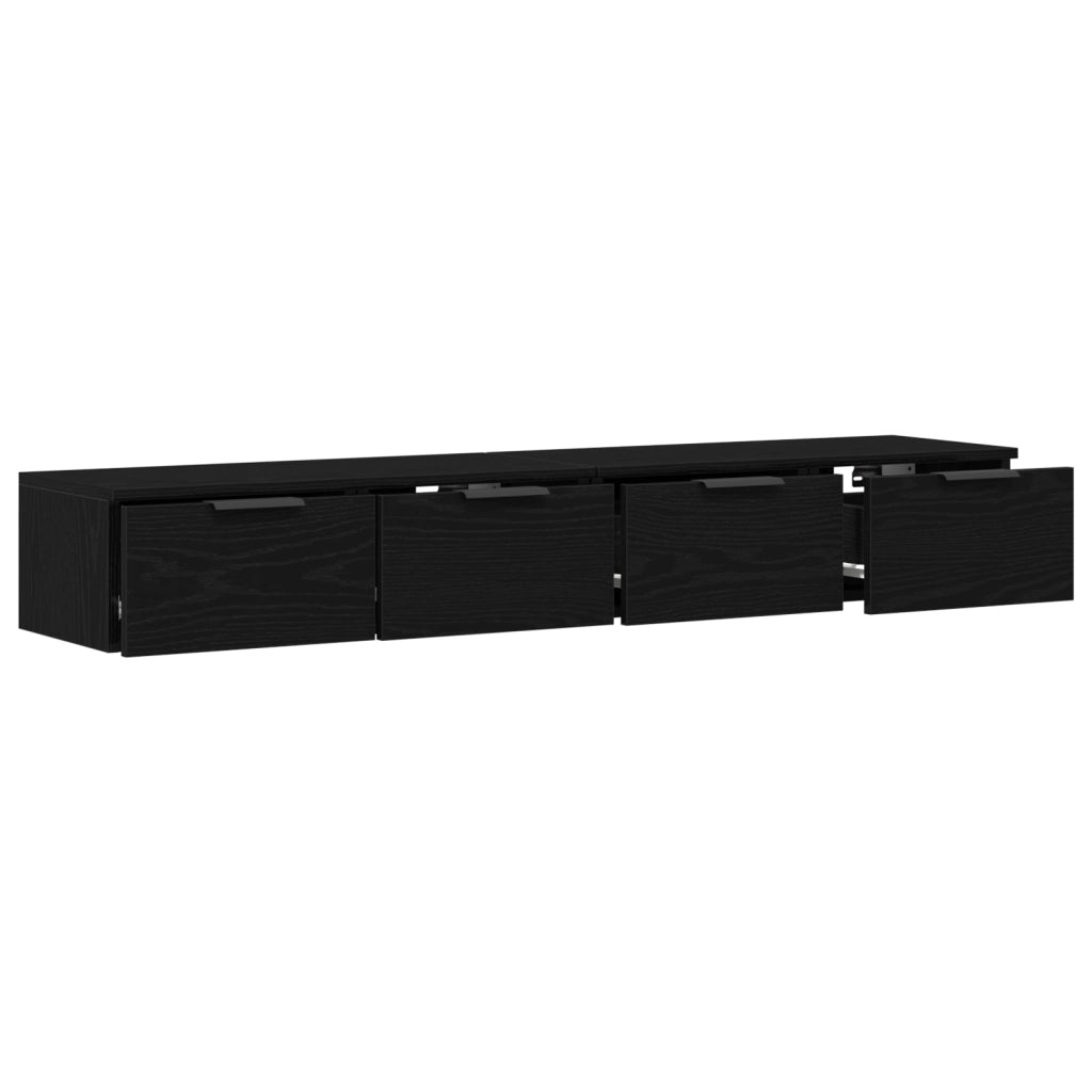 Armadi 2 pcs Quercia Nera 68x30x20 cm Legno Ingegnerizzato