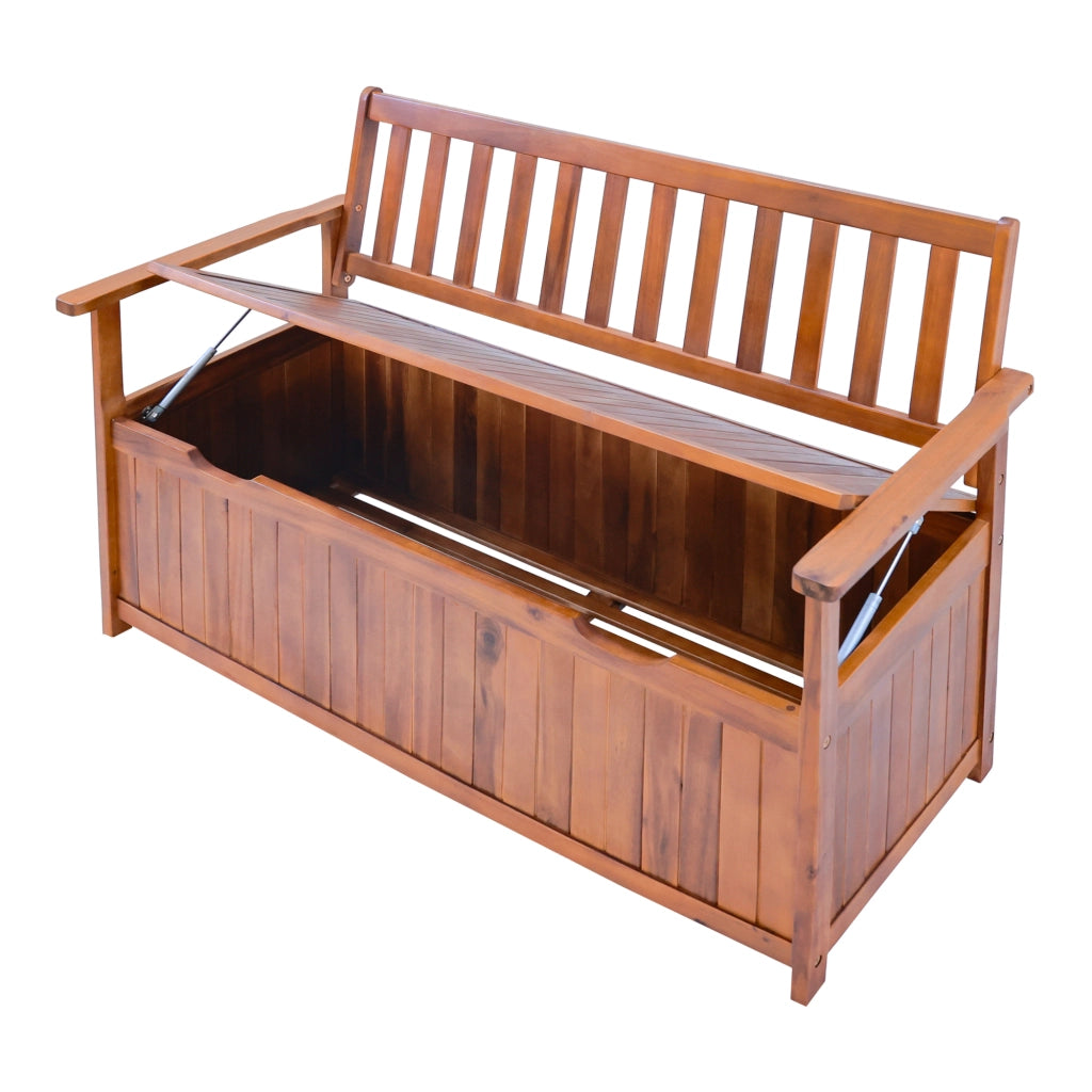 Cassapanca da Giardino Avezzano in Legno di Acacia Certificato FSC® [en.casa]