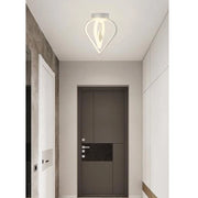 Trade Shop - Lampadario Plafoniera A Soffitto 2 Cuori Pendente Luce 6500k 4000k 3000k Pn-01b - -bianco Naturale      -