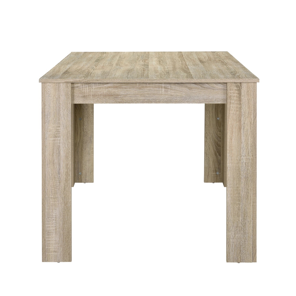 Tavolo da Pranzo Nora Tavolo da Cucina Fino a 6 Posti 77x140x90cm Effetto Rovere Chiaro [en.casa]