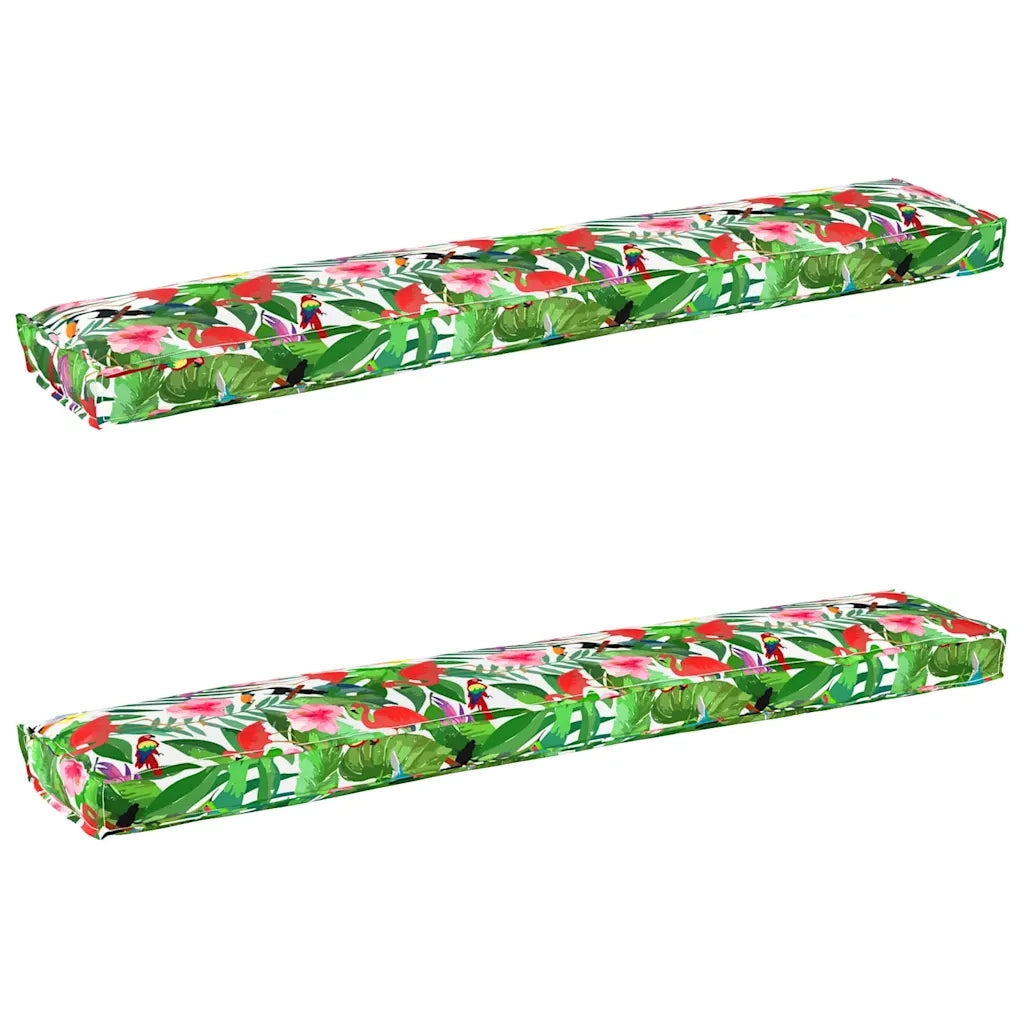 Set di Cuscini per Pallet Floreale 2 pcs Giungla Tropicale 42001737