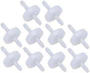 Terugslagklep in PP plastica - Ozone resistente - 10 pezzi - Prevenzione di ritorno - Per acquario/industria alimentare/industria chimica - Alta resistenza a temperature - Valvola di controllo