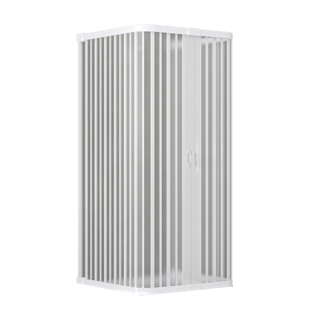 Box doccia a soffietto riducibile Cono Linea Pliss 95x95x95 cm