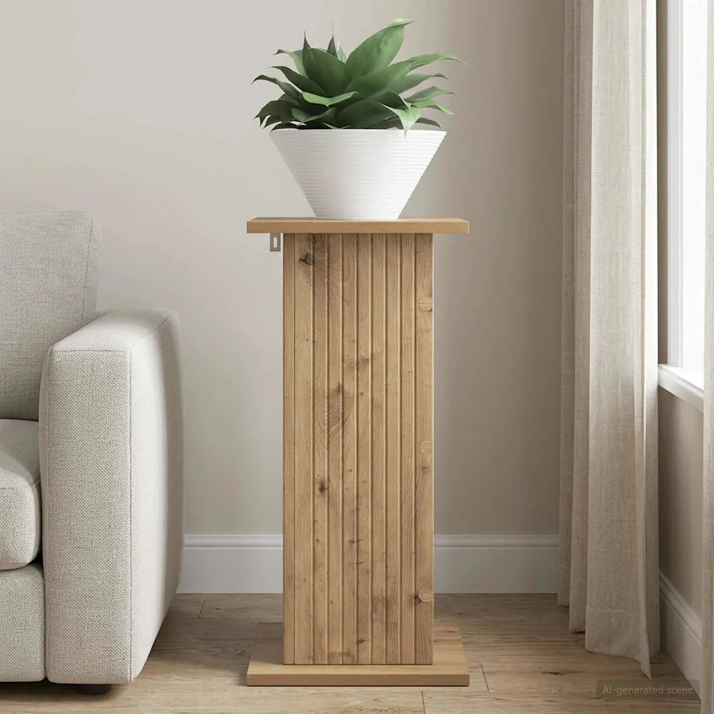 Supporto per piante Rovere Artigianale 30,5 x 30 x 60,5 cm 899796