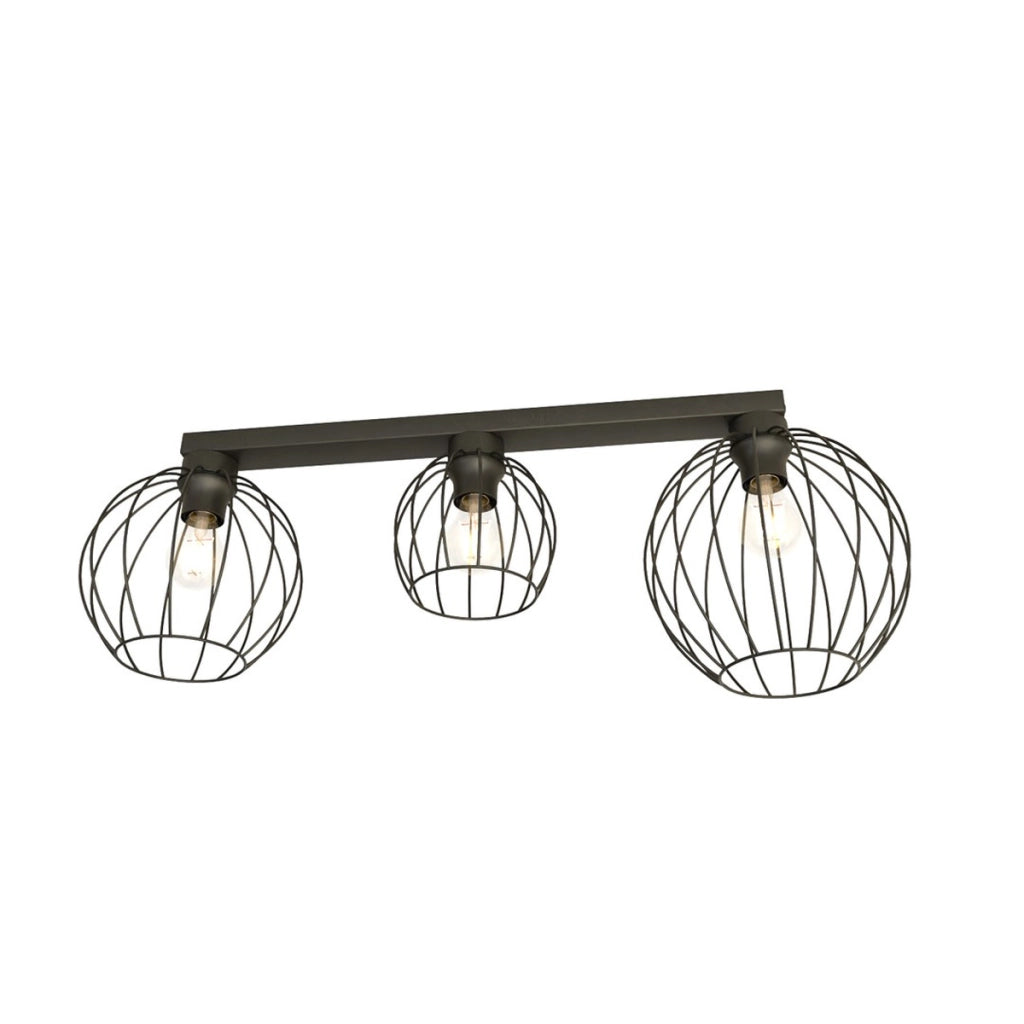 Lampada a sospensione NEST in acciaio verniciato nero