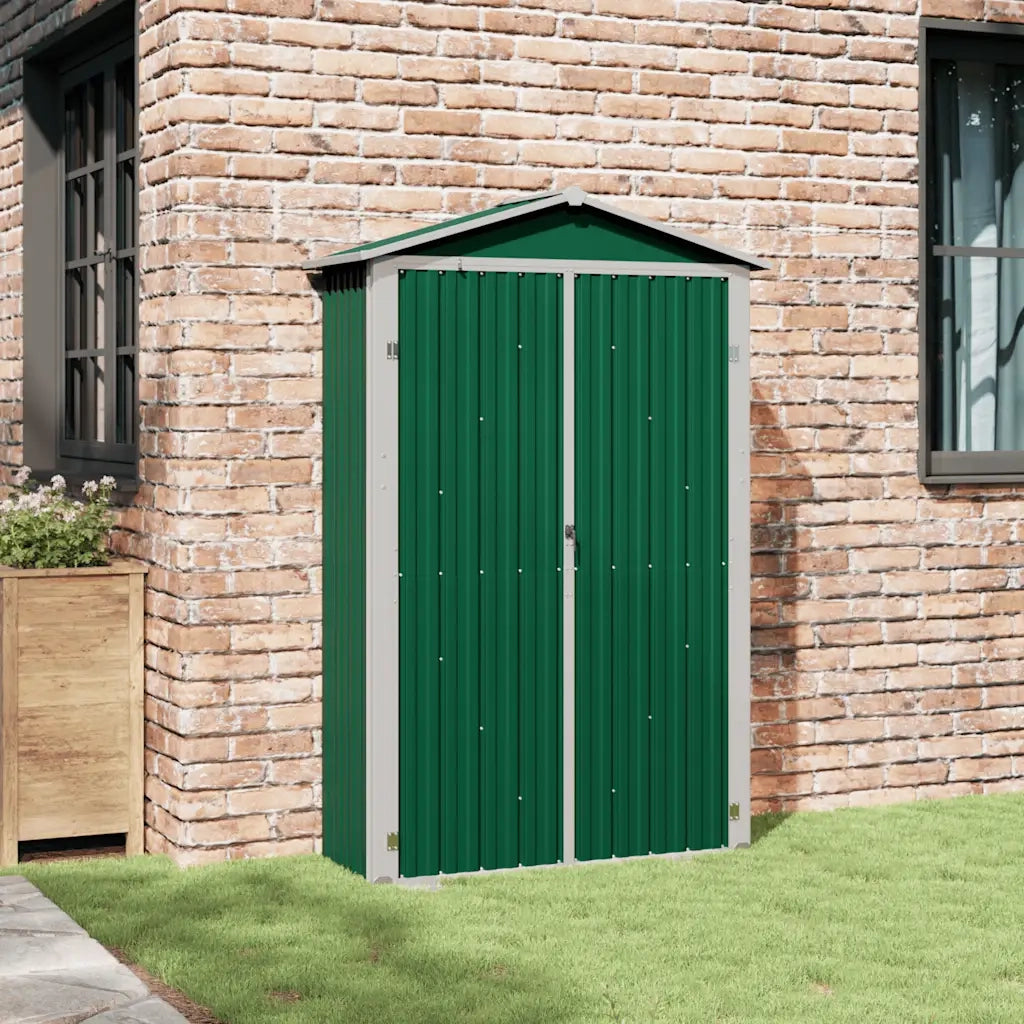 Capanno da Giardino Verde 107,5x46x183 cm in Acciaio Zincato cod mxl 65828