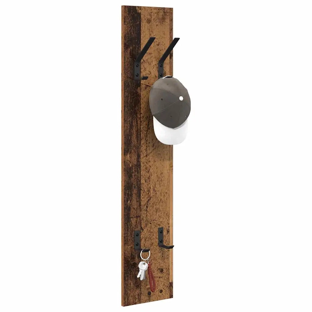 Appendiabiti a muro Legno vecchio 20 x 1,5 x 100 cm CFW9928723