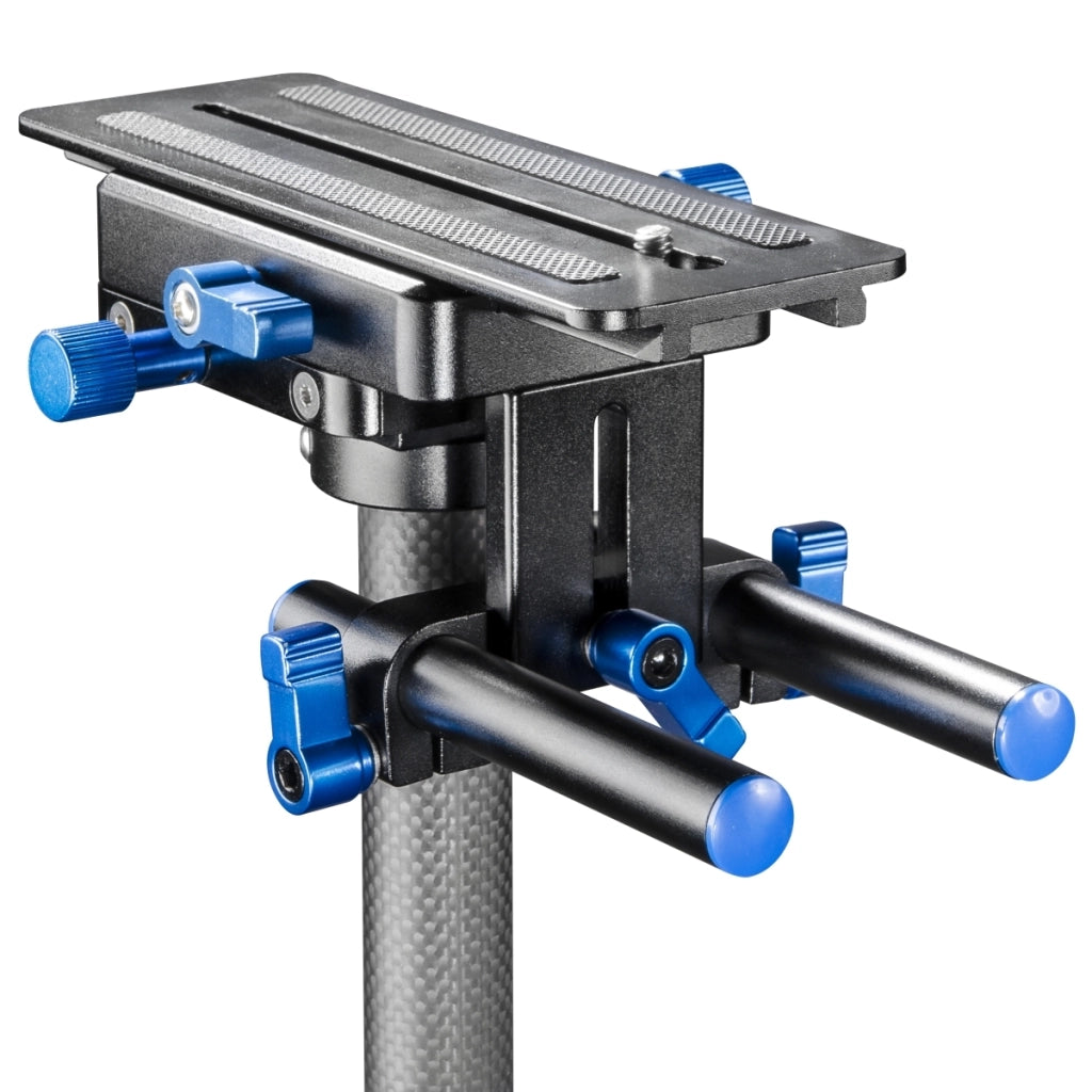Walimex Pro StabyFlow steadycam con gilet e braccio a molla per fotocamera DSLR (filettatura da 1/4 di pollice)