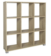 LIBRERIA IN MDF ROVERE CON NOVE RIPIANI MISURE: 90X24X99 CM