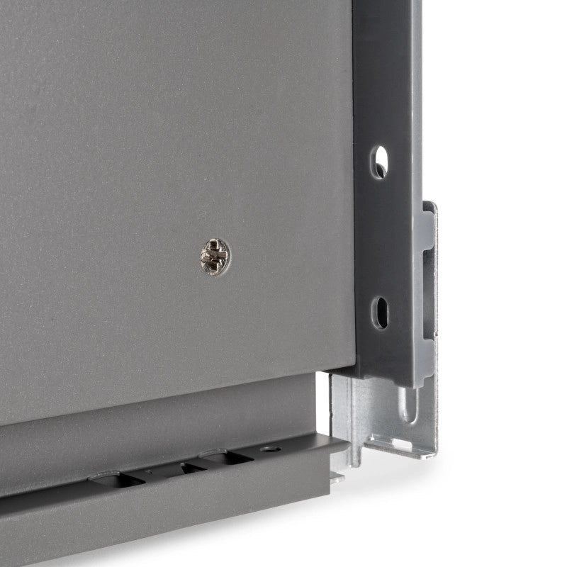 Cassetto esterno Vertex con regolazione 3D altezza 178mm, 40kg, spessore del pannello di 18mm, profondità 350mm, Acciaio