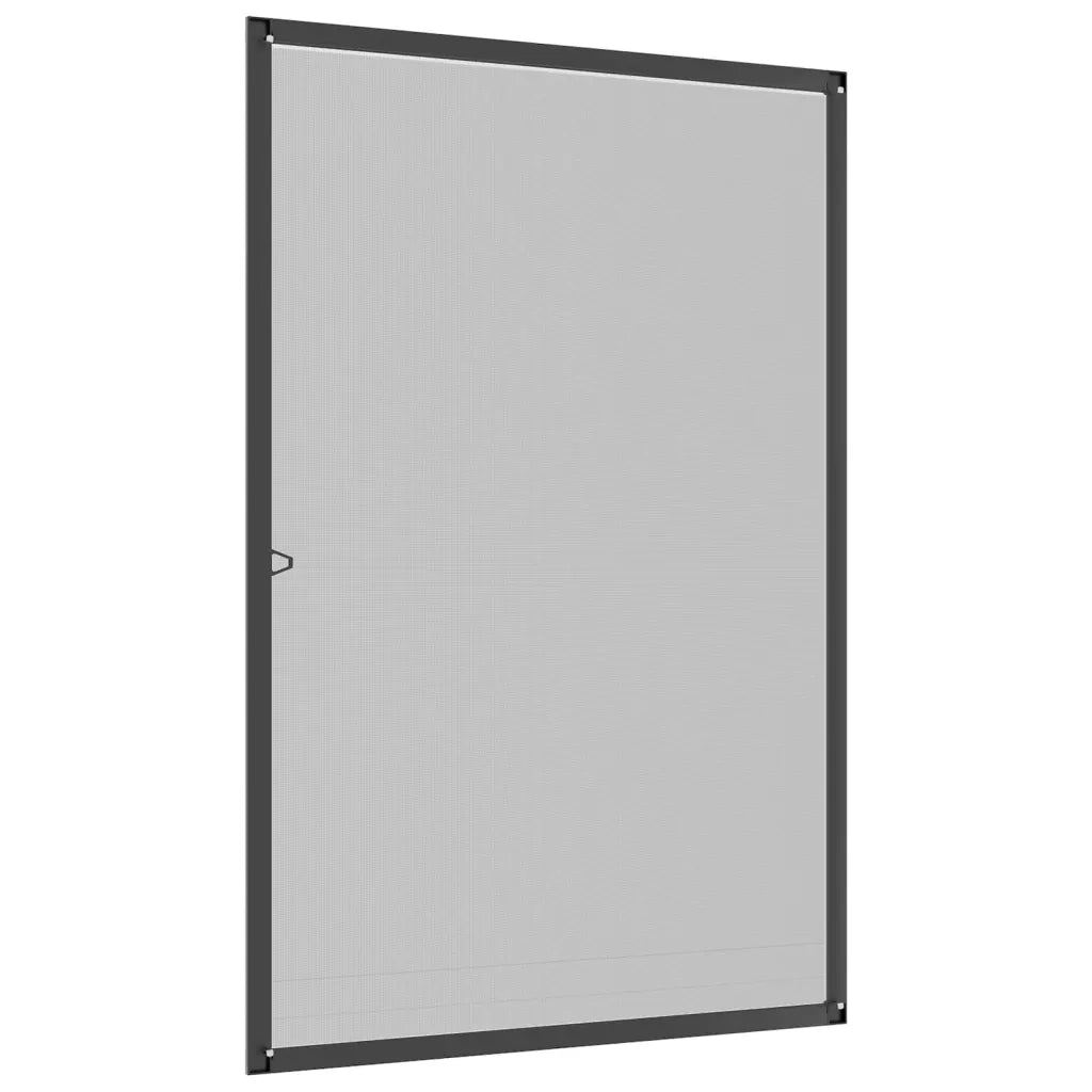 Zanzariera per Finestre Antracite 90x120 cm