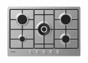Candy Idea CHW74WX Acciaio inox Da incasso 75 cm Gas 5 Fornello(i)