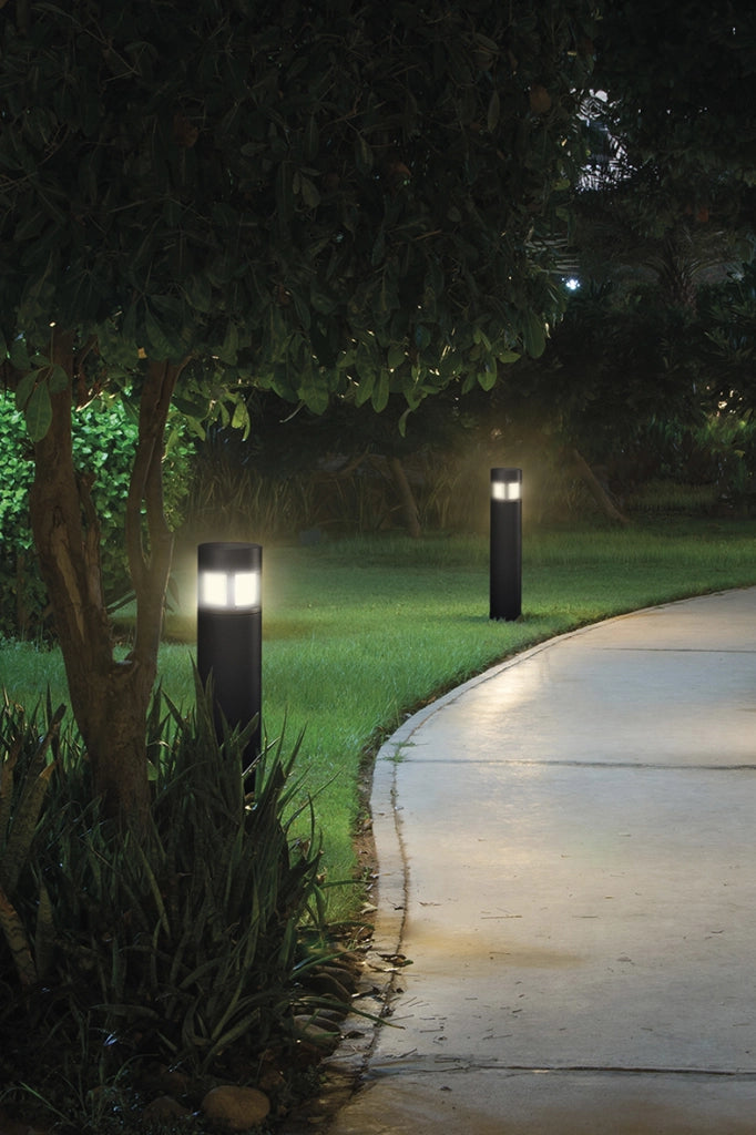 JULE - Paletto da terra per esterni 100cm, IP65, attacco E27, struttura in alluminio pressofuso, colore Grigio - Rossini Group