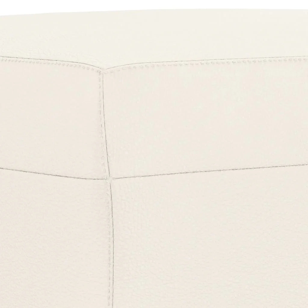Panca 100 x 35 x 41 cm in similpelle crema 02_0010489