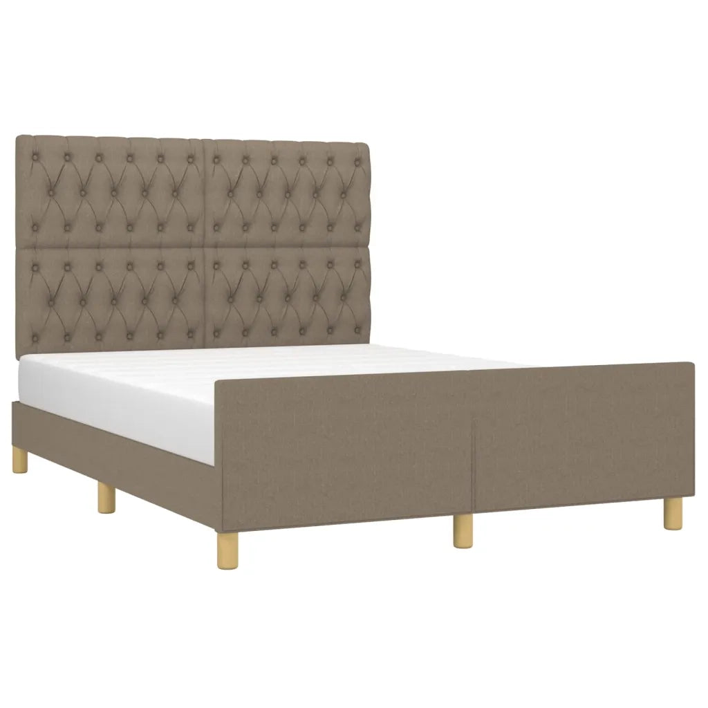 Giroletto senza Materasso Tortora 140x190 cm in Tessuto 3125296