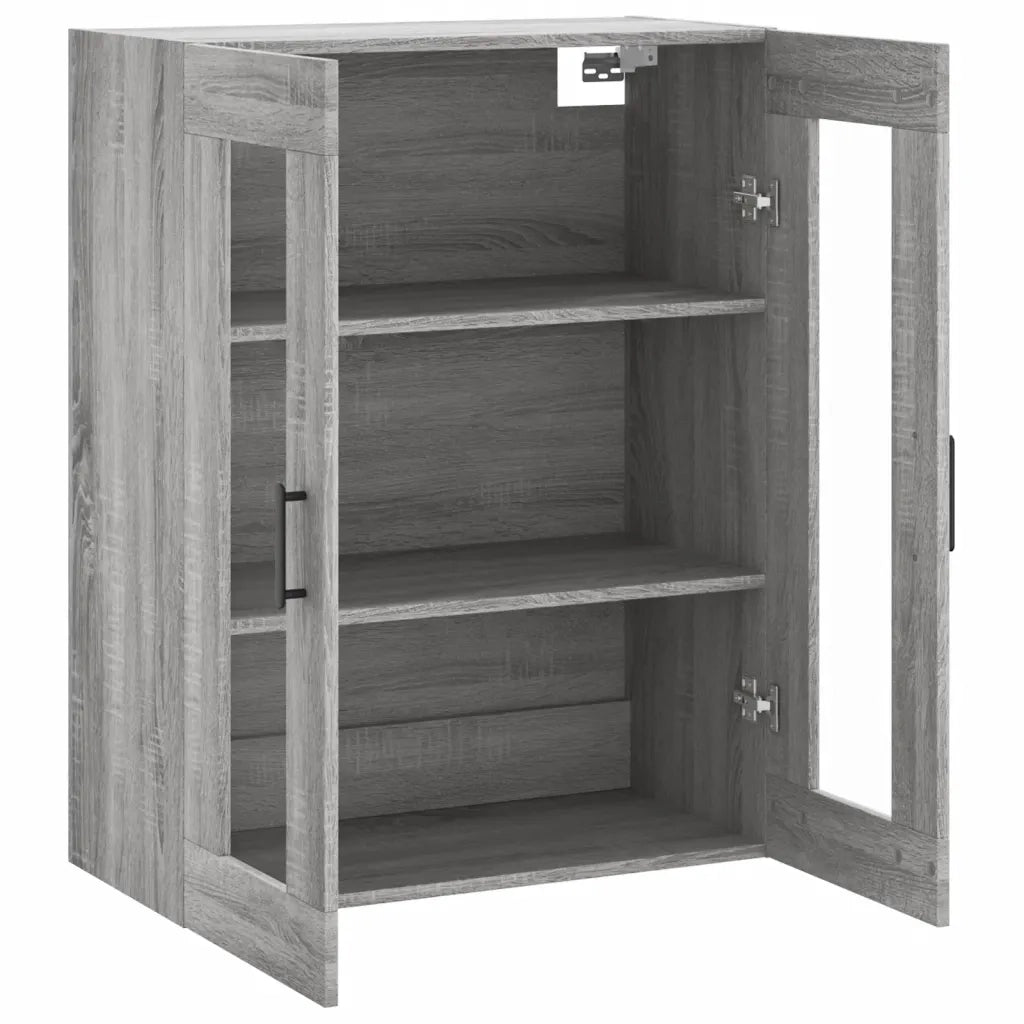 Armadietto a Muro | Mobile a Parete Grigio Sonoma 69,5x34x90 cm