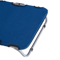 Brandina Cuccia Pieghevole in Tessuto Oxford per Cani Blu 59x46x15 cm