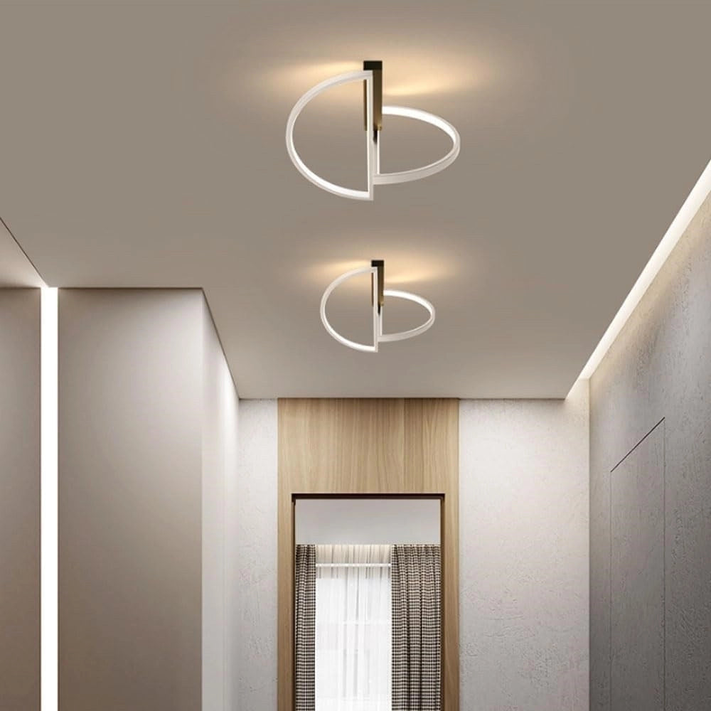 Trade Shop - Plafoniera Led 44w Bianco Lampadario Da Soffitto Design Moderno Luce Fredda 50414 -