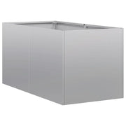 Fioriera | Cassetta per fiori | Vaso 40x80x40 cm in Acciaio Zincato