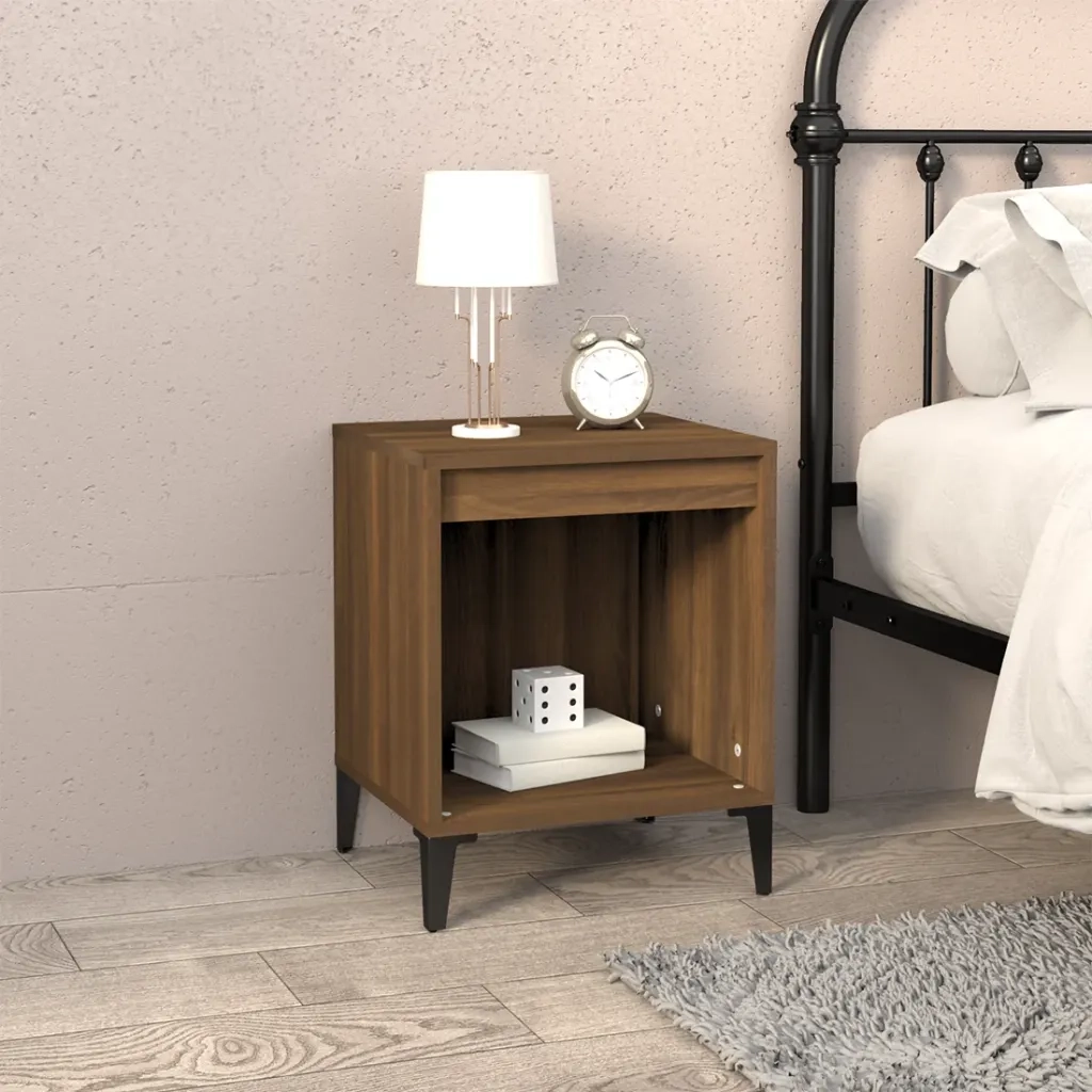 Comodini 2 pz Rovere Marrone 40x35x50 cm cod mxl 30084