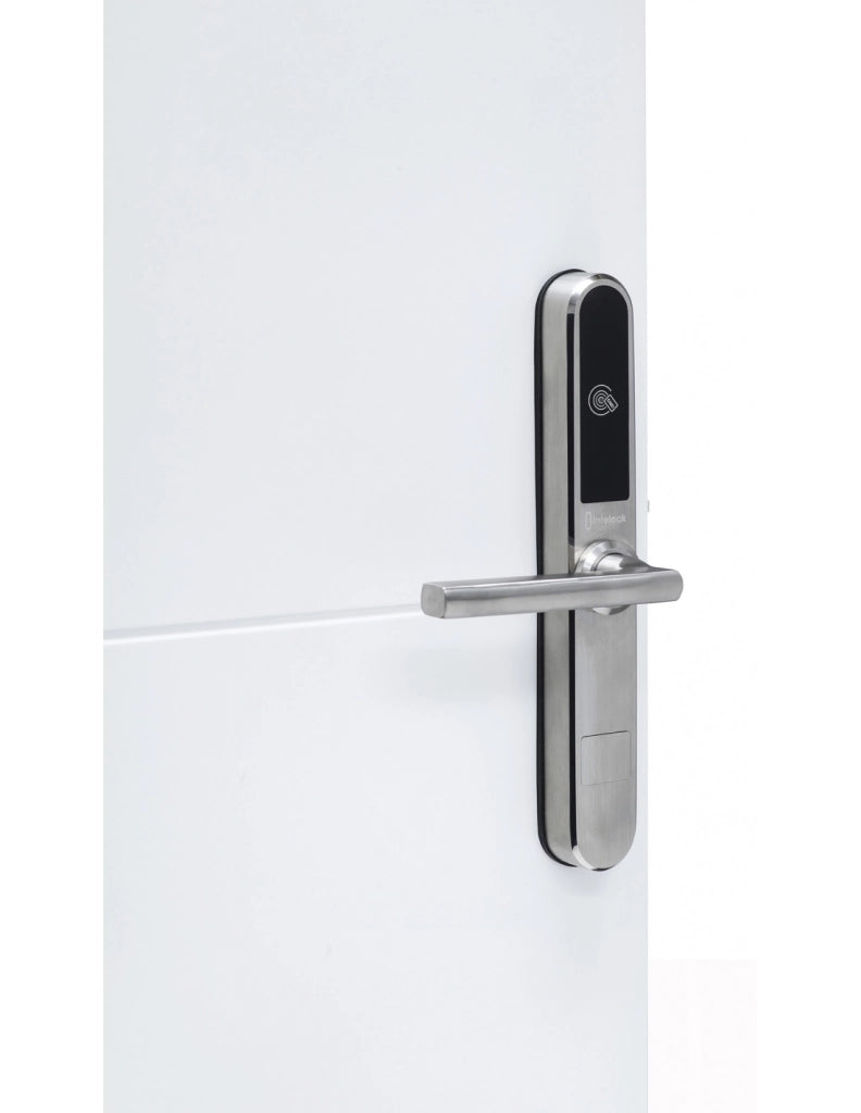 Maniglia elettronica per Hotel, smart lock Room - Finitura Argento - INTELOCK