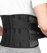 Girder per schiena, cintura per vertebre intermedie, supporto lombare, cintura di sostegno, supporto dorsale, fascia per schiena (XL, 100-110 cm)