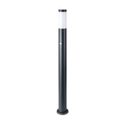 Lampada di bollard E27 110 cm con sensore in acciaio inossidabile PIR Grigio IP44
