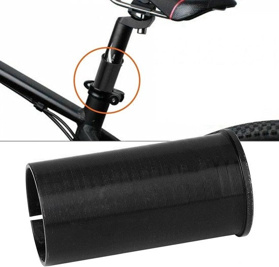 Adattatore di tubo per manubrio per biciclette - 27.2mm a 28.6/30/30.4/30.8/31.6/34mm - Anello di riduzione della tubazione rossa
