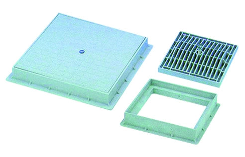 CHIUSINO DI ISPEZIONE CARRABILE IN PP- mm. 200 x 200- ESCLU- pezzi 1