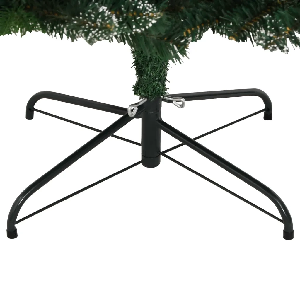 Albero Natale Artificiale Incernierato con Bacche Rosse-Albero Natalizio-Decorazioni natalizie 240 cm