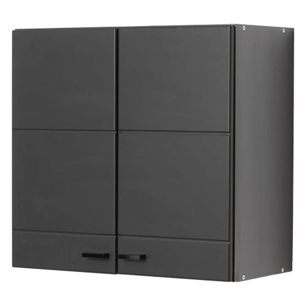 Mobile da Cucina Palmiano, Dispensa da Cucina un Ripiano, 60x30x57h cm Nero Antracite