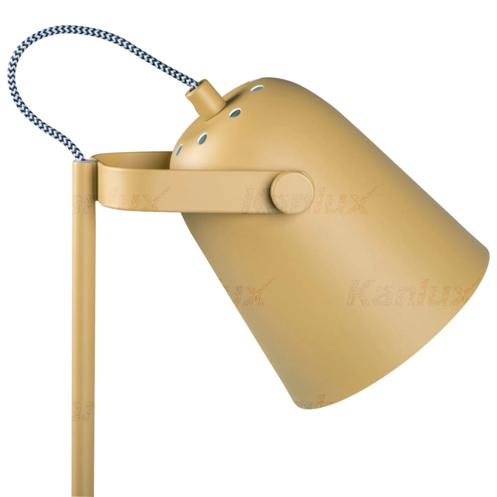 Lampada da scrivania regolabile gialla RAIBO 5W Kanlux