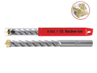 PUNTE D-SDX PER MURATURA E CALCESTRUZZO- - ø mm.6x100 - 10 blister FISCHER