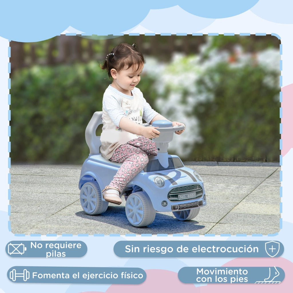 Giocattolo Correpasillos con Volante ¨C zephmum ¨C 53x25x35 cm Azzurro