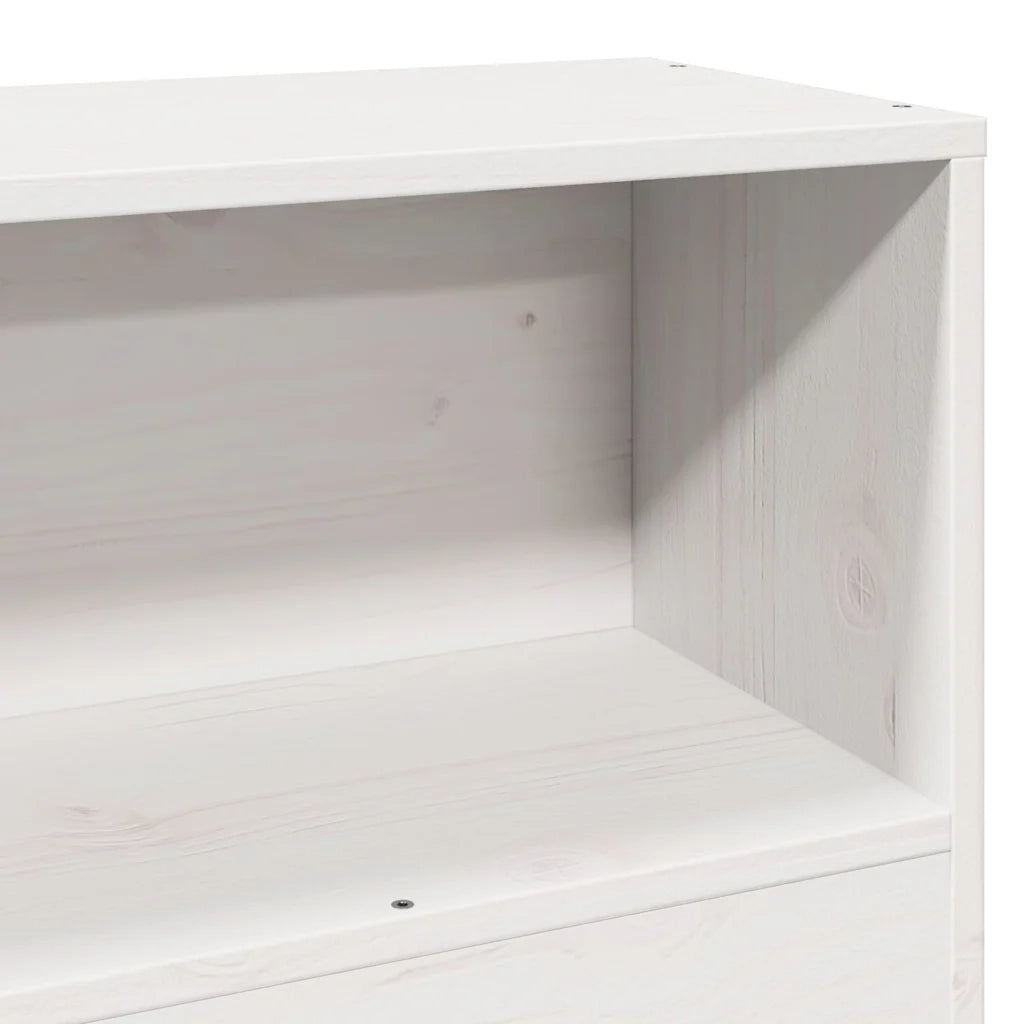 vidaXL Letto con Libreria senza Materasso 75x190 cm in Legno Pino