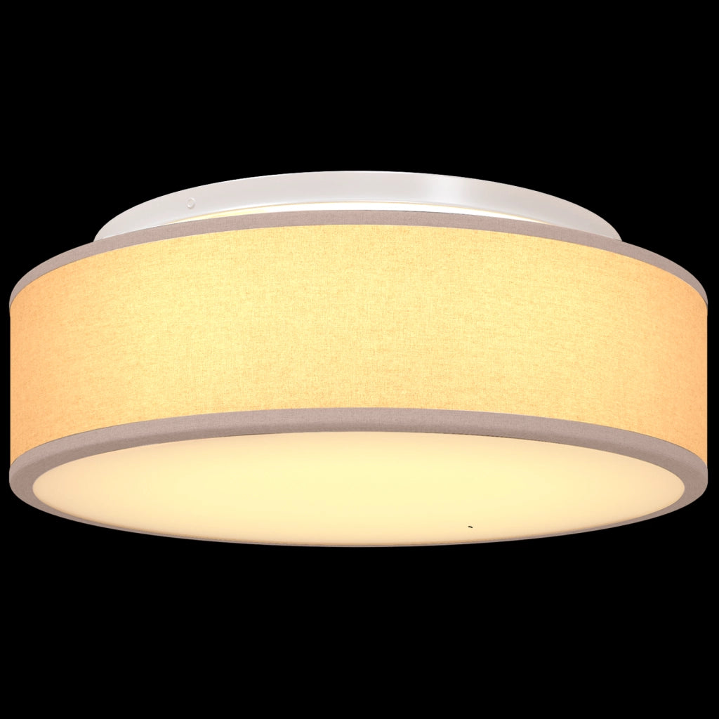 Lampade da soffitto a incasso tortora Ã˜ 38 cm tessuto E27