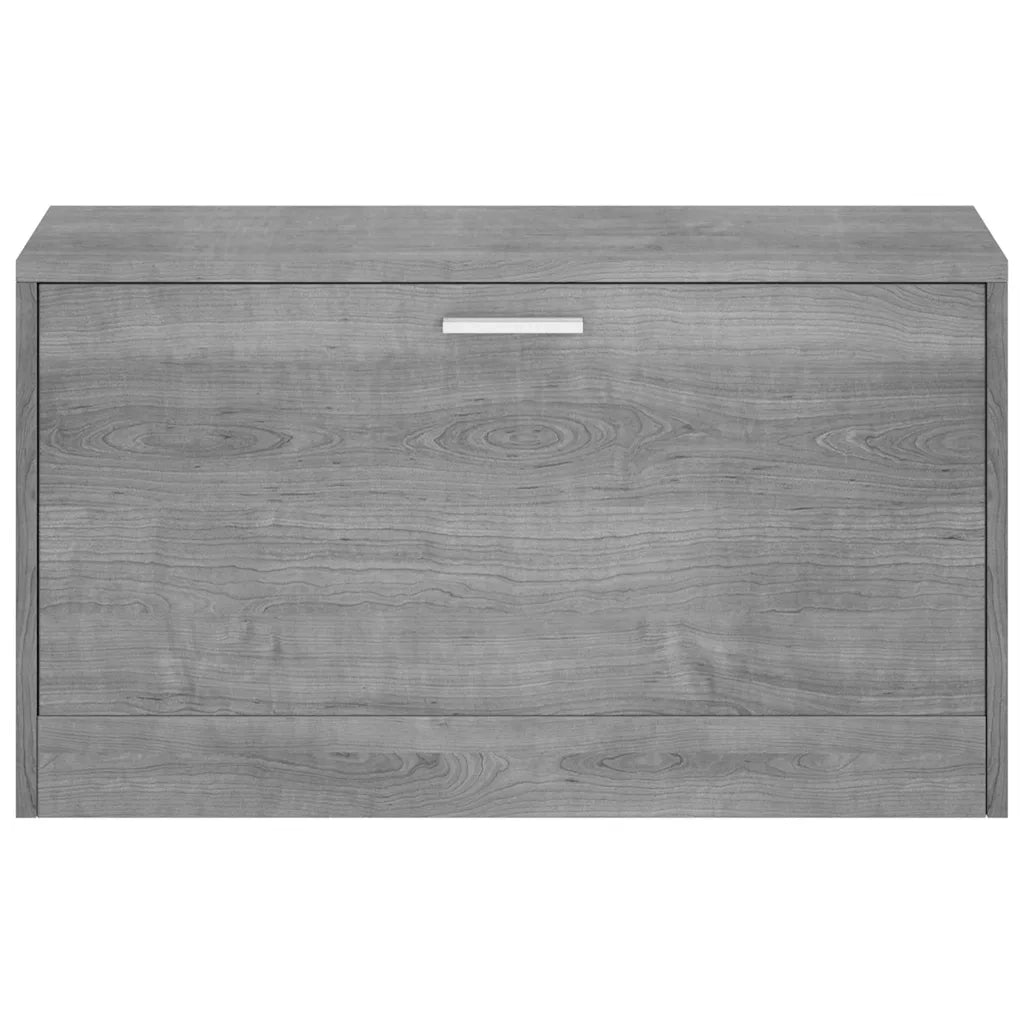 Scarpiera Grigio Sonoma 80x24x45 cm in Legno Multistrato 342645