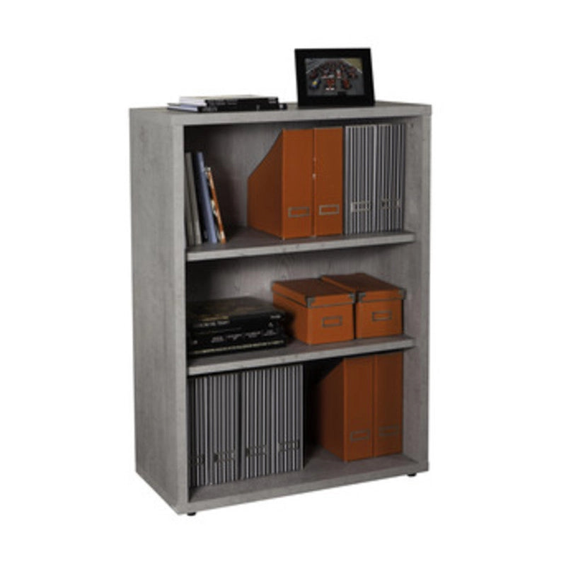 PRATICO LIBRERIA 35,7X81,6XH112 CM CEMENTO- COMPOSAD- 1,0 pz