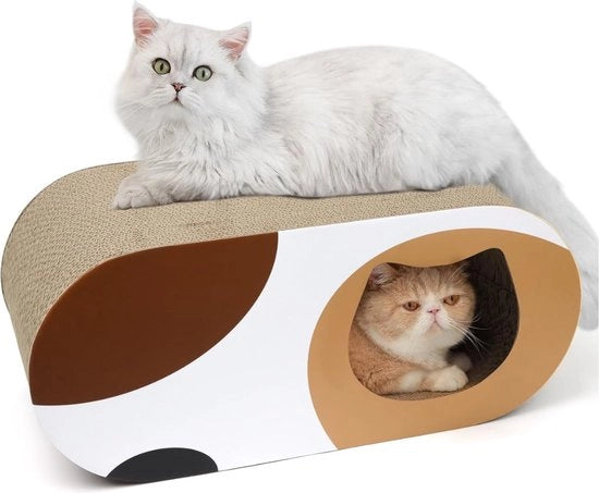 Sedia per gatti, giocattolo interattivo in cartone, divano nascosto per la zona relax, cuscino di krab per gatti in cartone riciclato, krab-bed per gatti, durata lunga, ruotabile